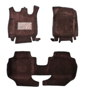 GOLD FINCH Exotic 9X Premium Car Mats for The Grand Vitara // Hyryder - Brown